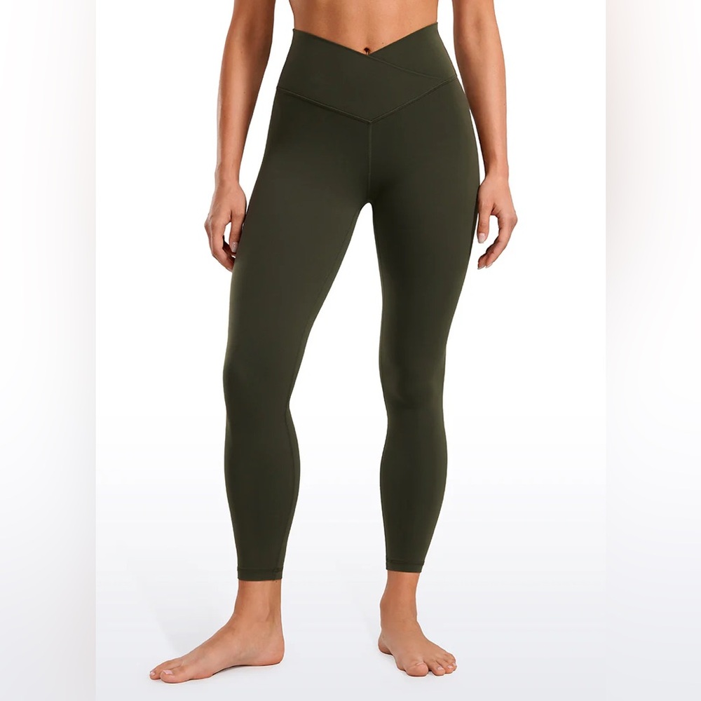 Butterluxe Yoga Leggings 25''- V Cross Waist